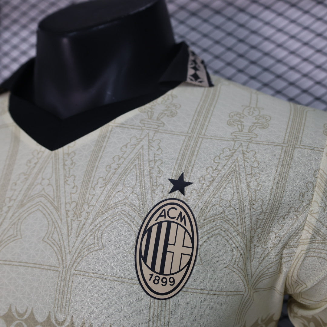 AC Milan 2023-2024 Fourth Kit Beige