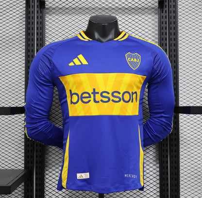 Boca Juniors 2024-2025 Home Kit Long Sleeve