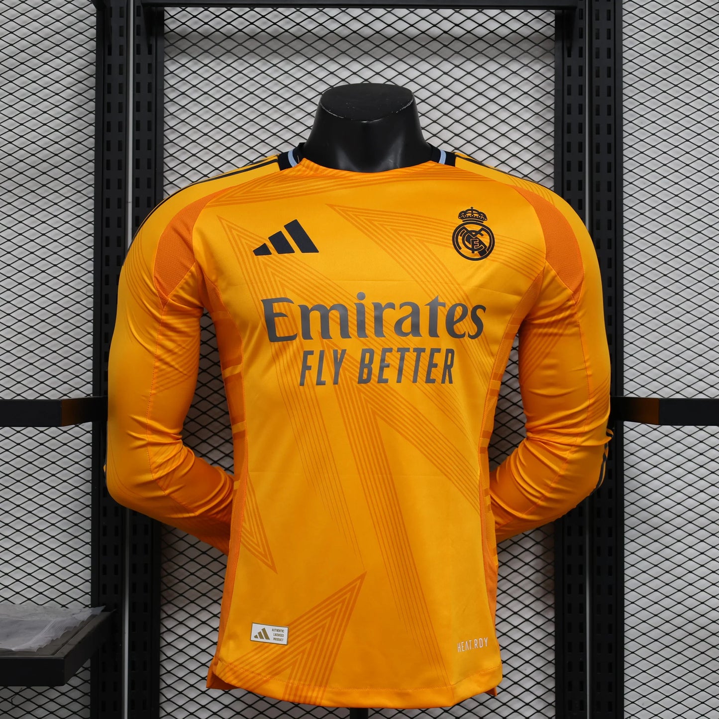 Real Madrid 2024-2025 Away Kit Long Sleeve