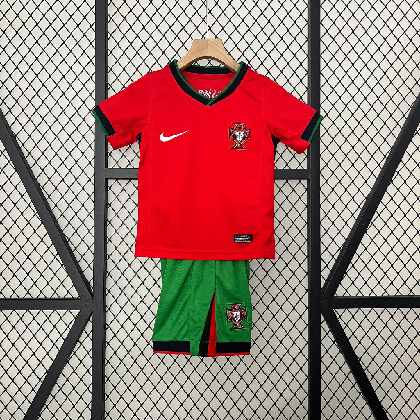 Portugal 2024 Home Jersey Kids