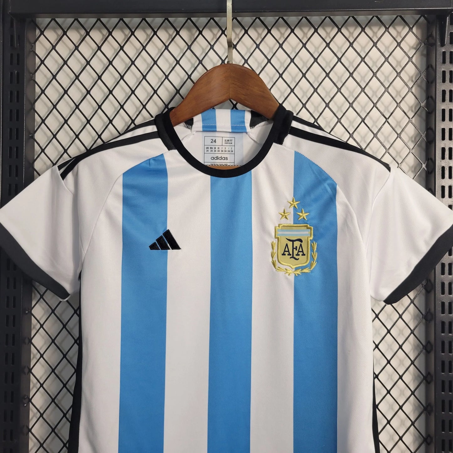 Argentina 2022 World Cup Home Jersey Kids