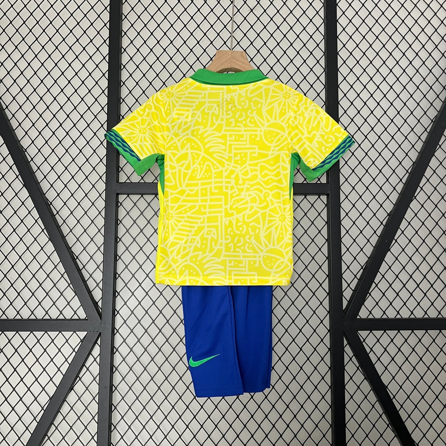 Brazil 2024 Home Jersey Kids