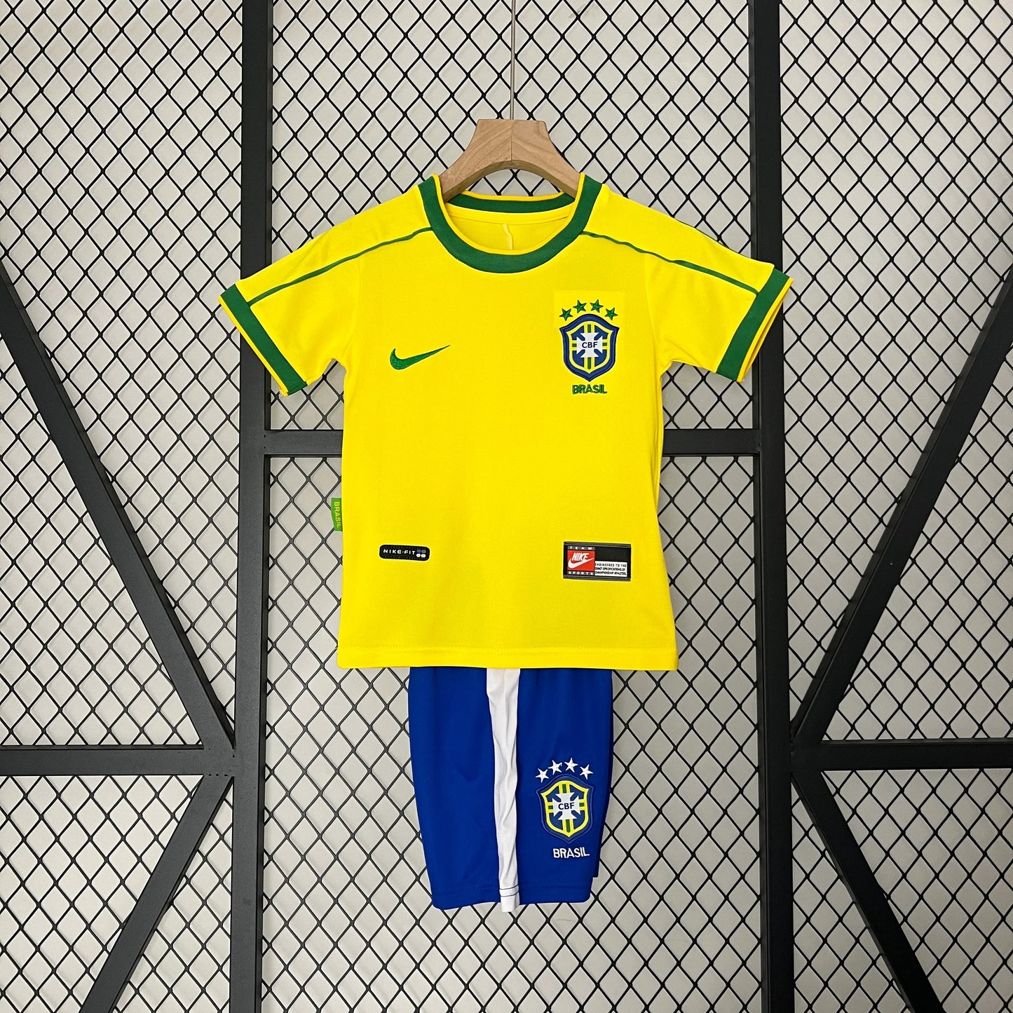 Brazil 1988 Home Jersey Kids