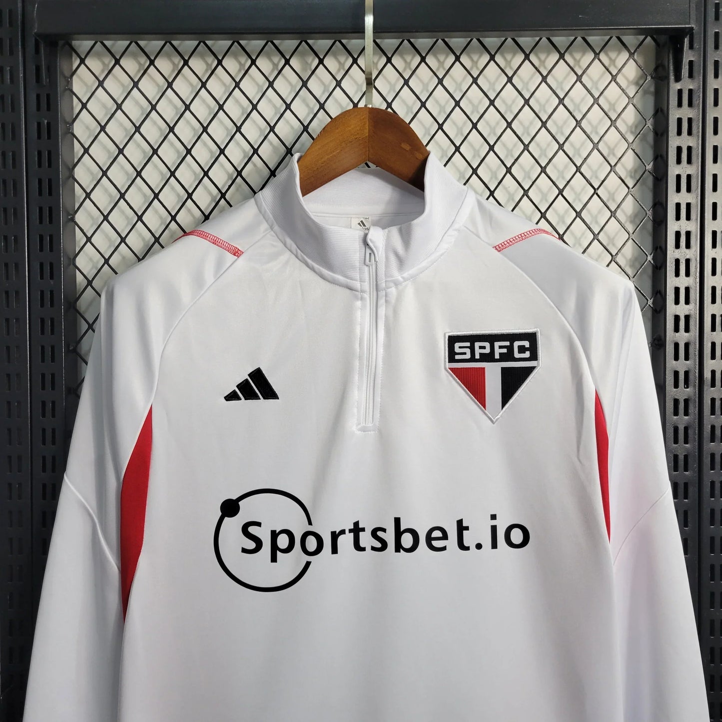 São Paulo White Windbreaker Jacket 23/24