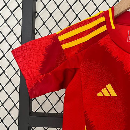 Spain 2024 Home Jersey Kids