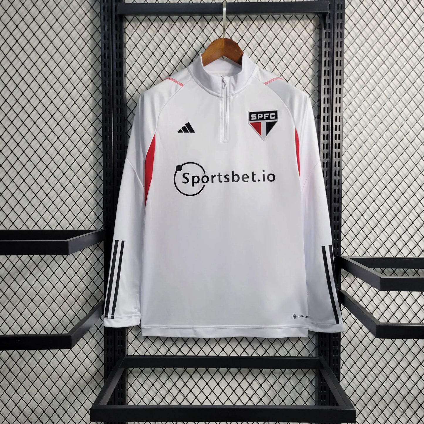 São Paulo White Windbreaker Jacket 23/24