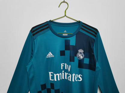 Real Madrid 2017-2018 Long Sleeve Away Kit