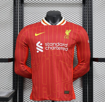 Liverpool 2024-2025 Home Kit Long sleeve