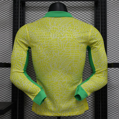 Brazil 2024-2025 Home Kit Long Sleeve