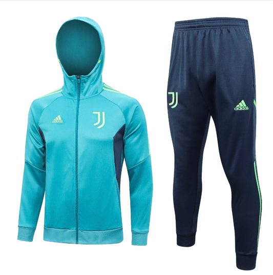 Juventus Turquoise and Dark Blue Tracksuit