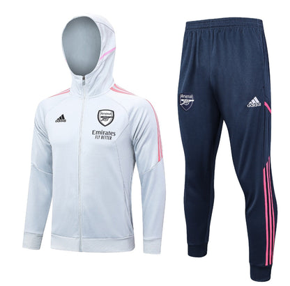 Arsenal FC White and Blue Tracksuit