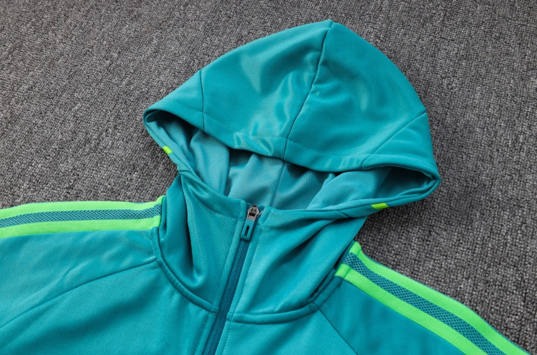 Juventus Turquoise and Dark Blue Tracksuit