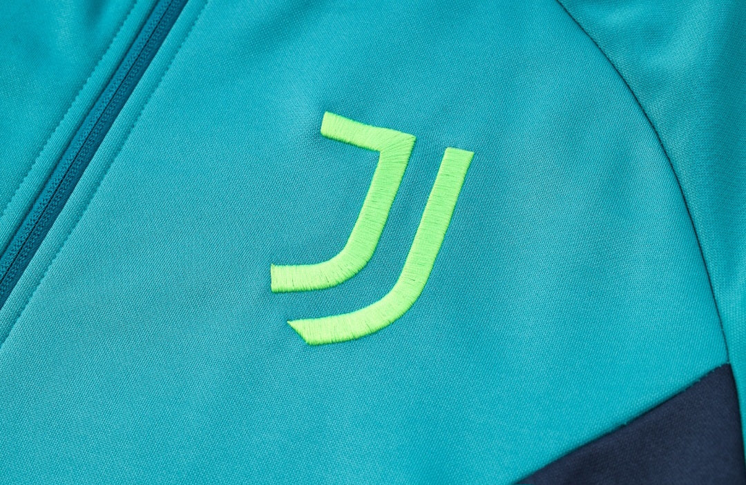 Juventus Turquoise and Dark Blue Tracksuit