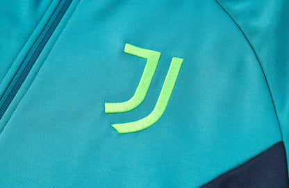 Juventus Turquoise and Dark Blue Tracksuit