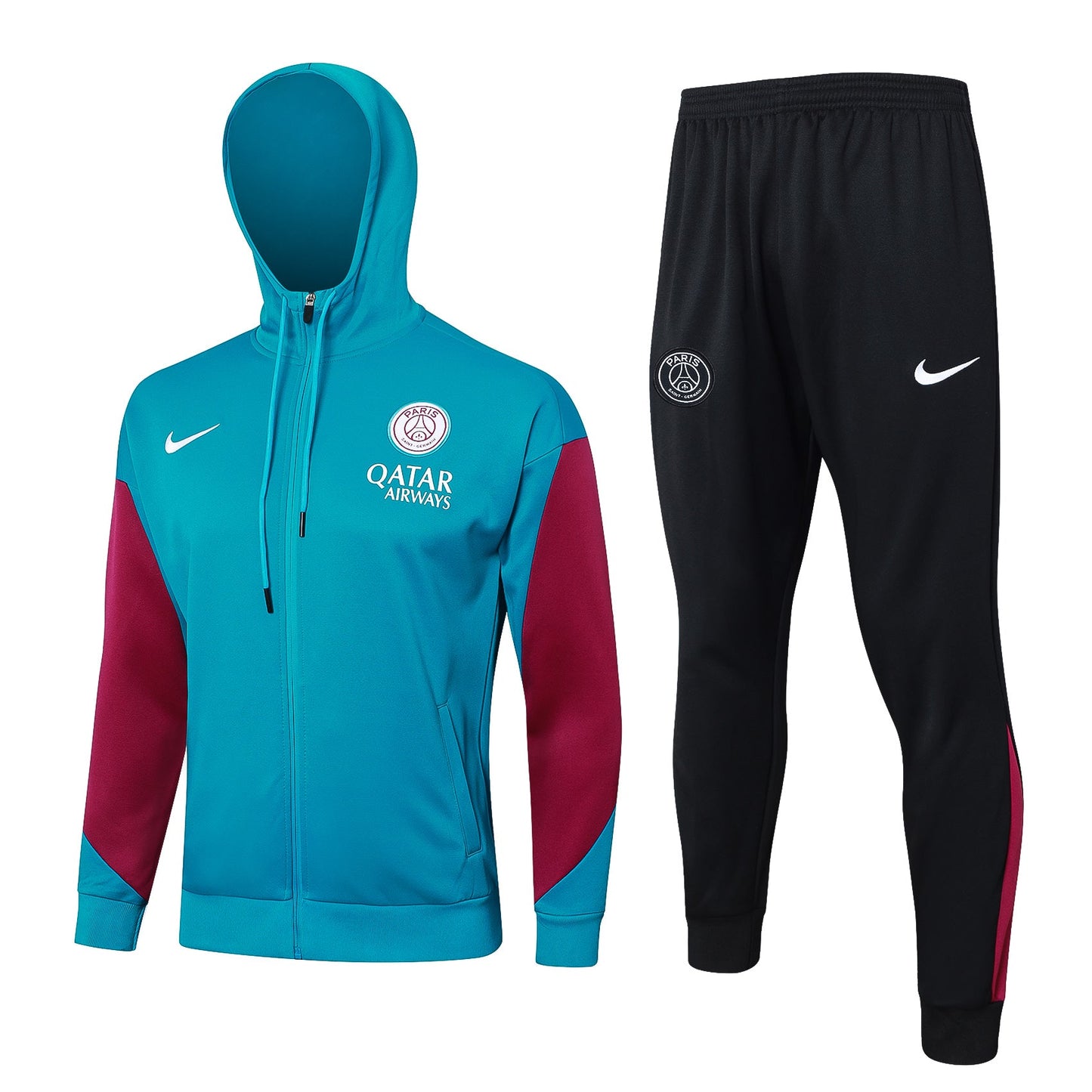 Paris Saint Germain Turquoise and Pink Tracksuit