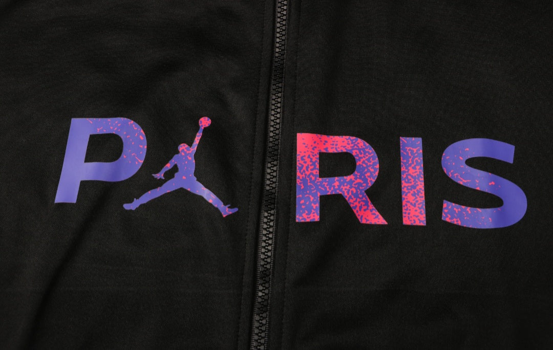 Paris Saint Germain Black and Purple Tracksuit