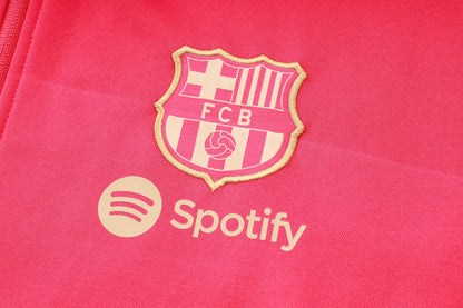 FC Barcelona Pink and Dark Blue Tracksuit