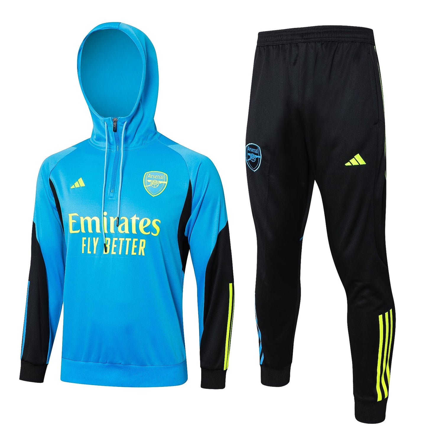 Arsenal FC Light Blue and Black Tracksuit