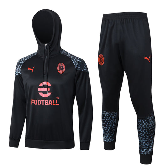 AC Milan Black and Red Tracksuit