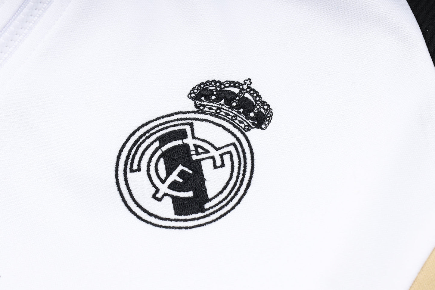 Real Madrid White and Black Tracksuit