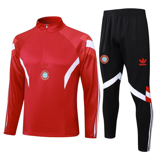 Bayern Munchen Black and Red Tracksuit II