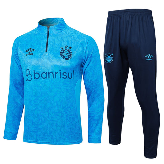 Grêmio PA Dark Blue and Light Blue Tracksuit