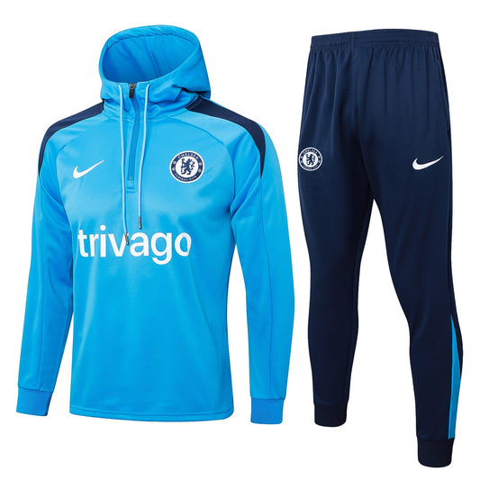 Chelsea Dark Blue and Light Blue Tracksuit