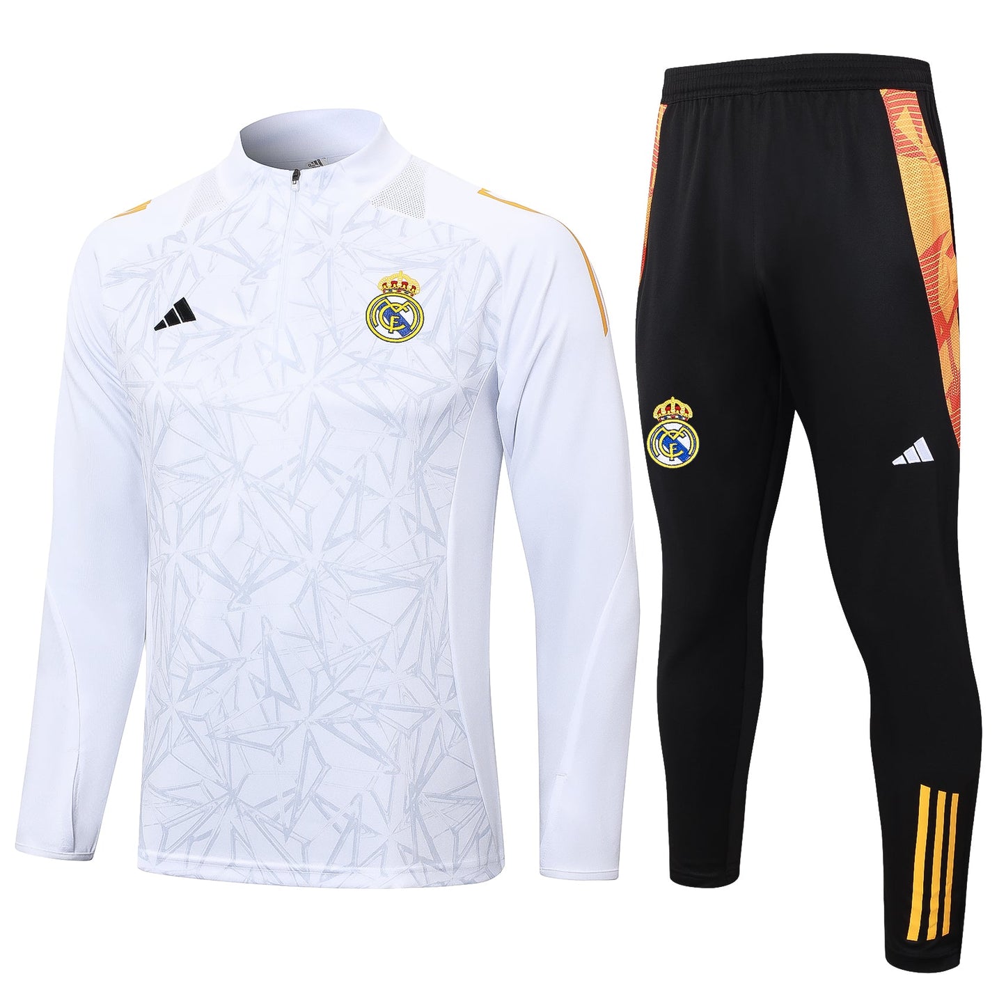 Real Madrid Black and White Tracksuit II