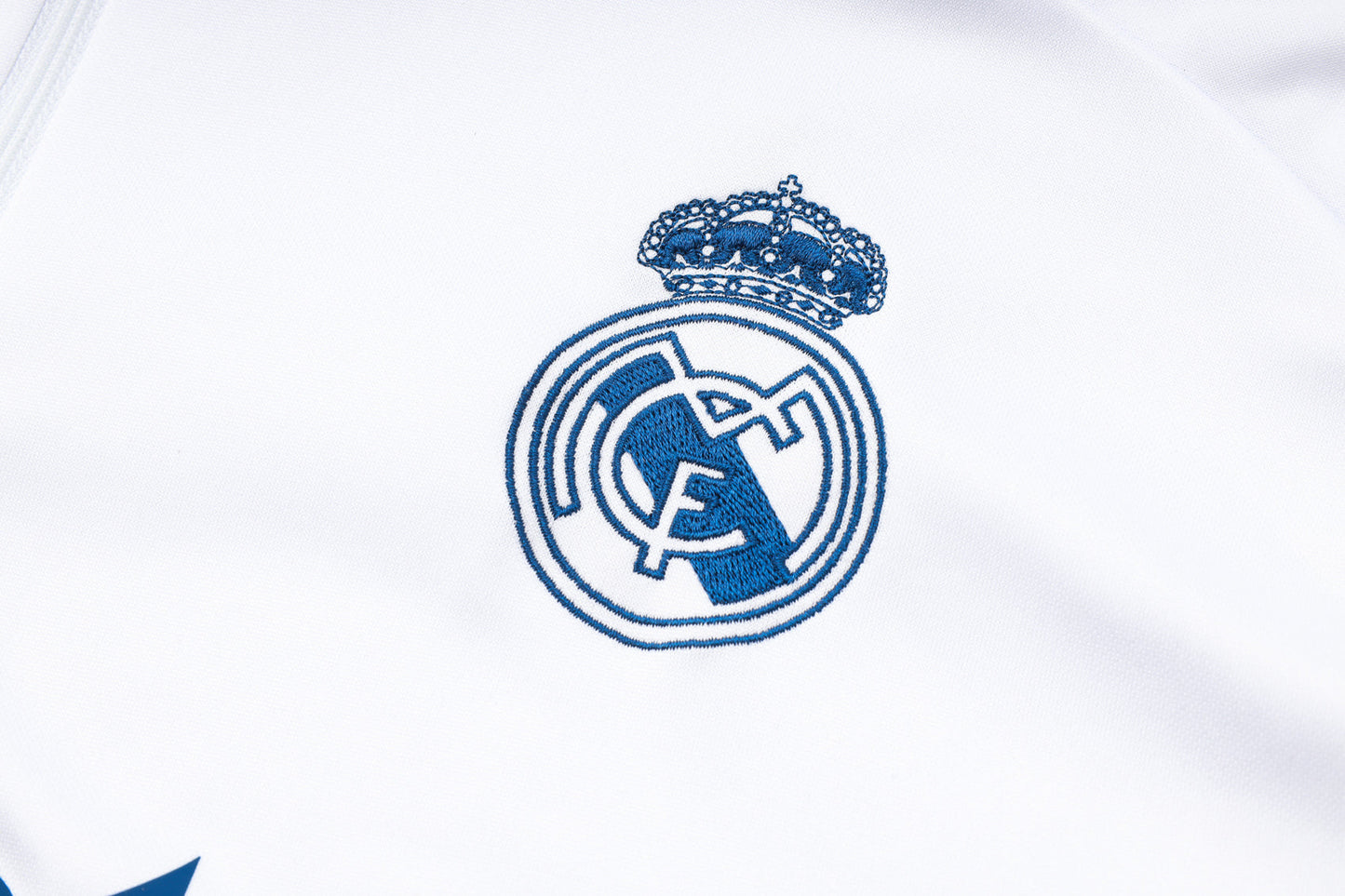 Real Madrid Dark Blue and White Tracksuit