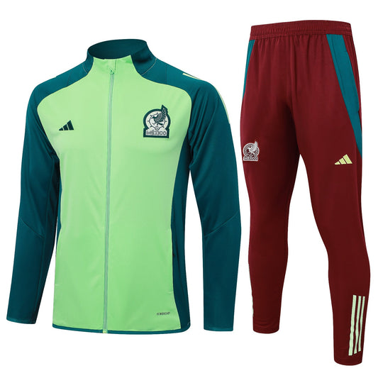 Mexico Dark Red and Mint Green Tracksuit