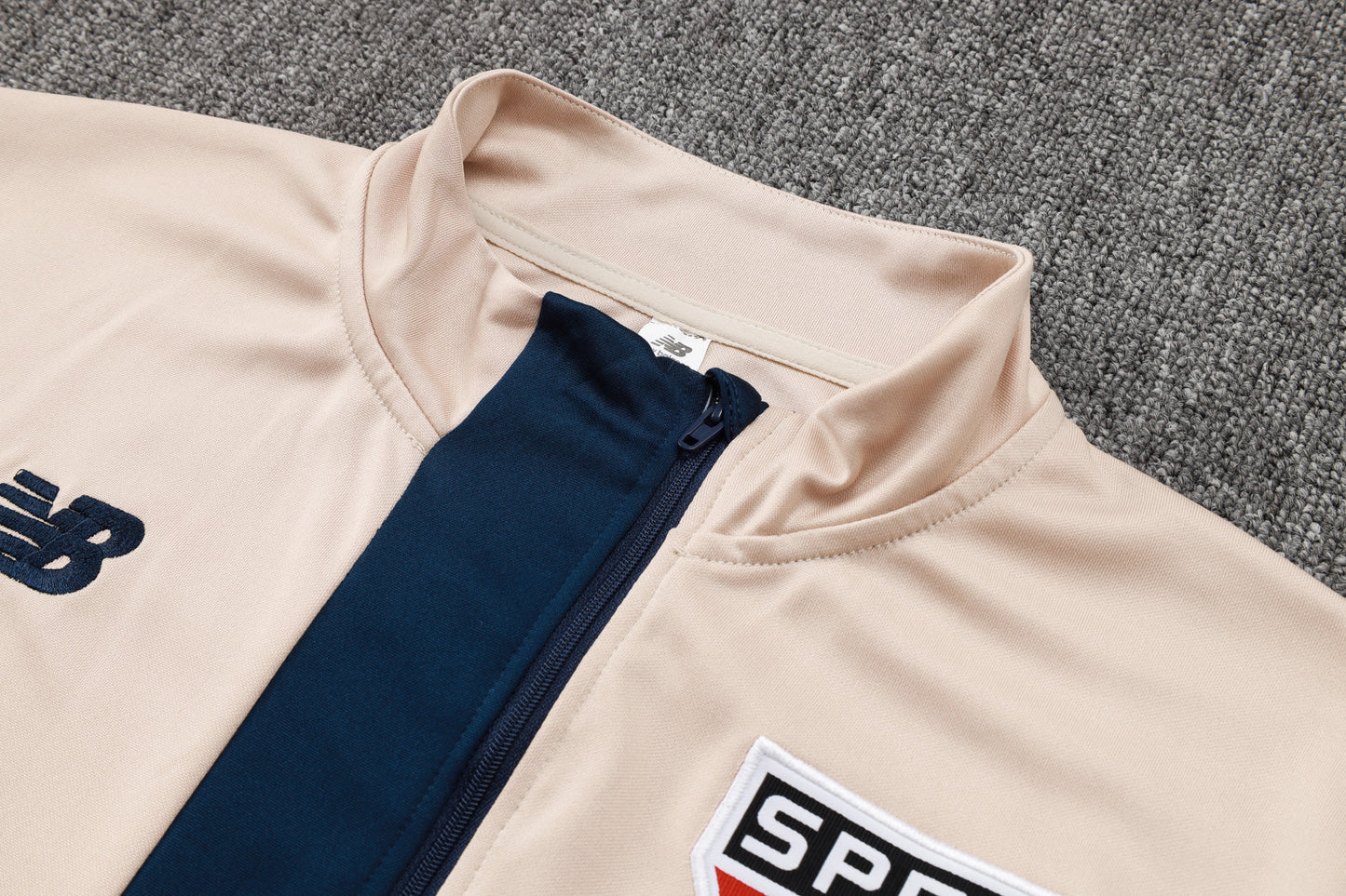 Sao Paolo Dark Blue and Beige Tracksuit