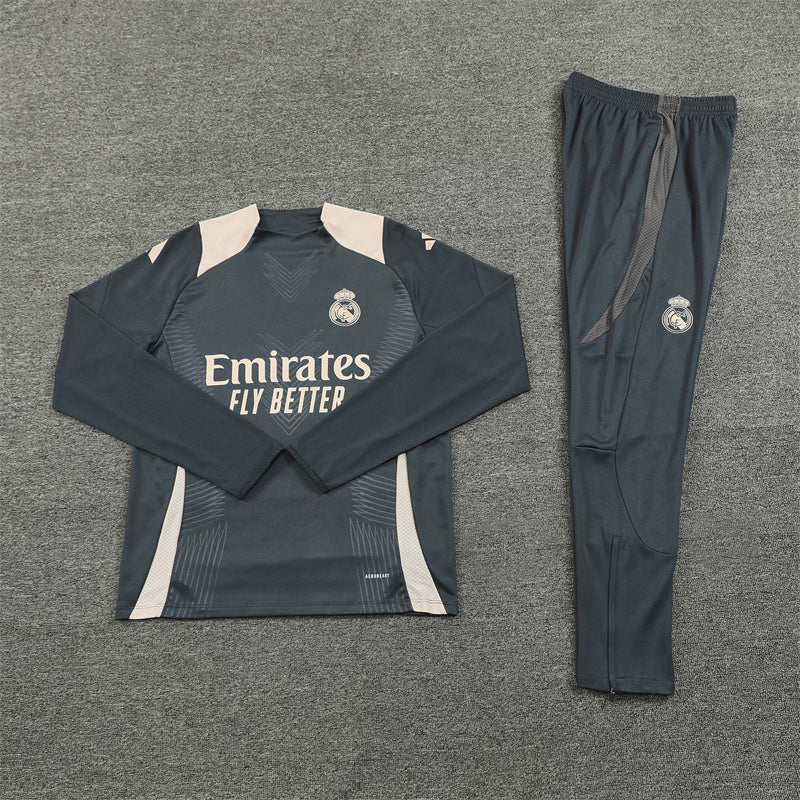 Real Madrid Grey Tracksuit II