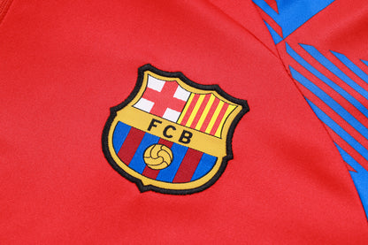 FC Barcelona Dark Blue and Red Tracksuit