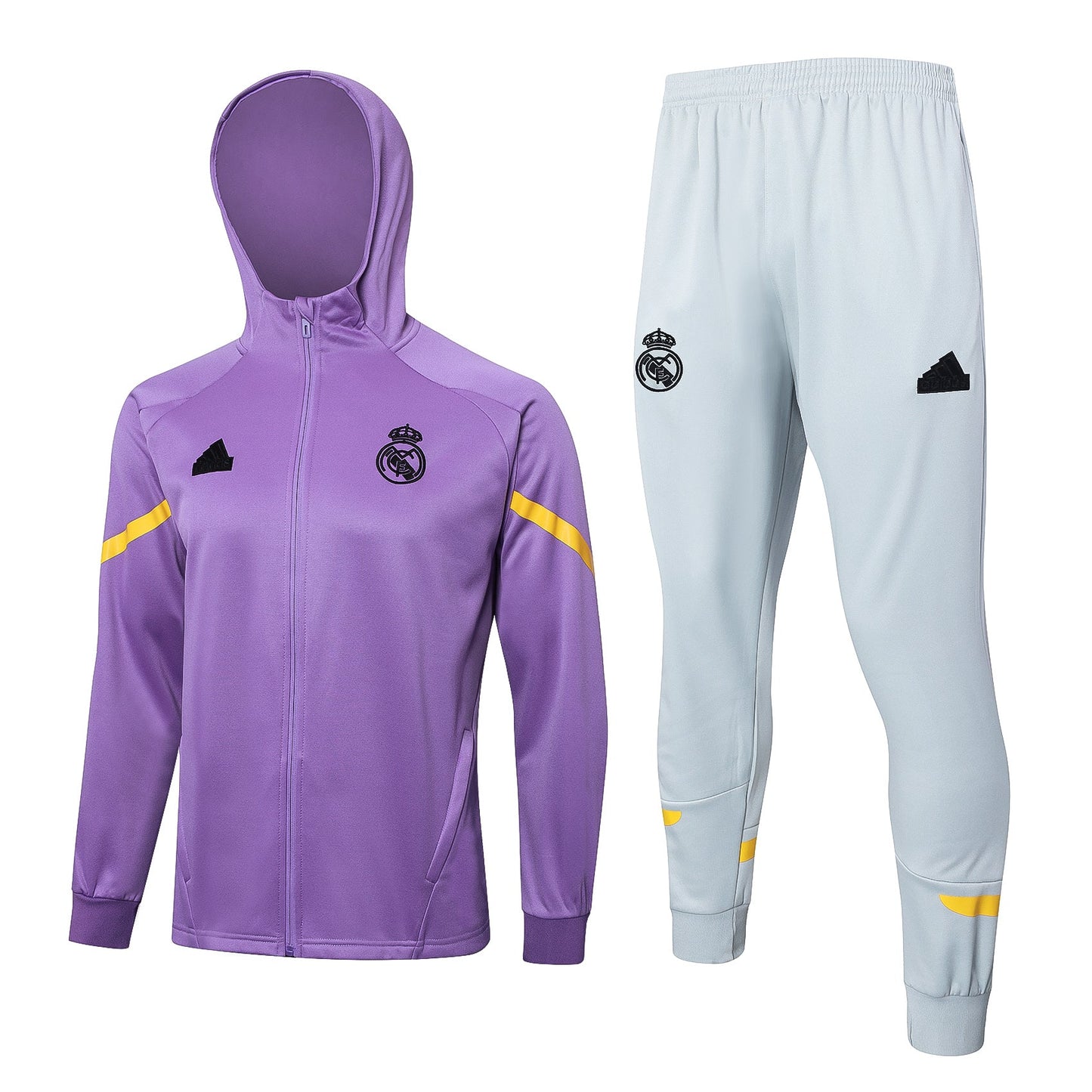 Real Madrid White and Violet Tracksuit