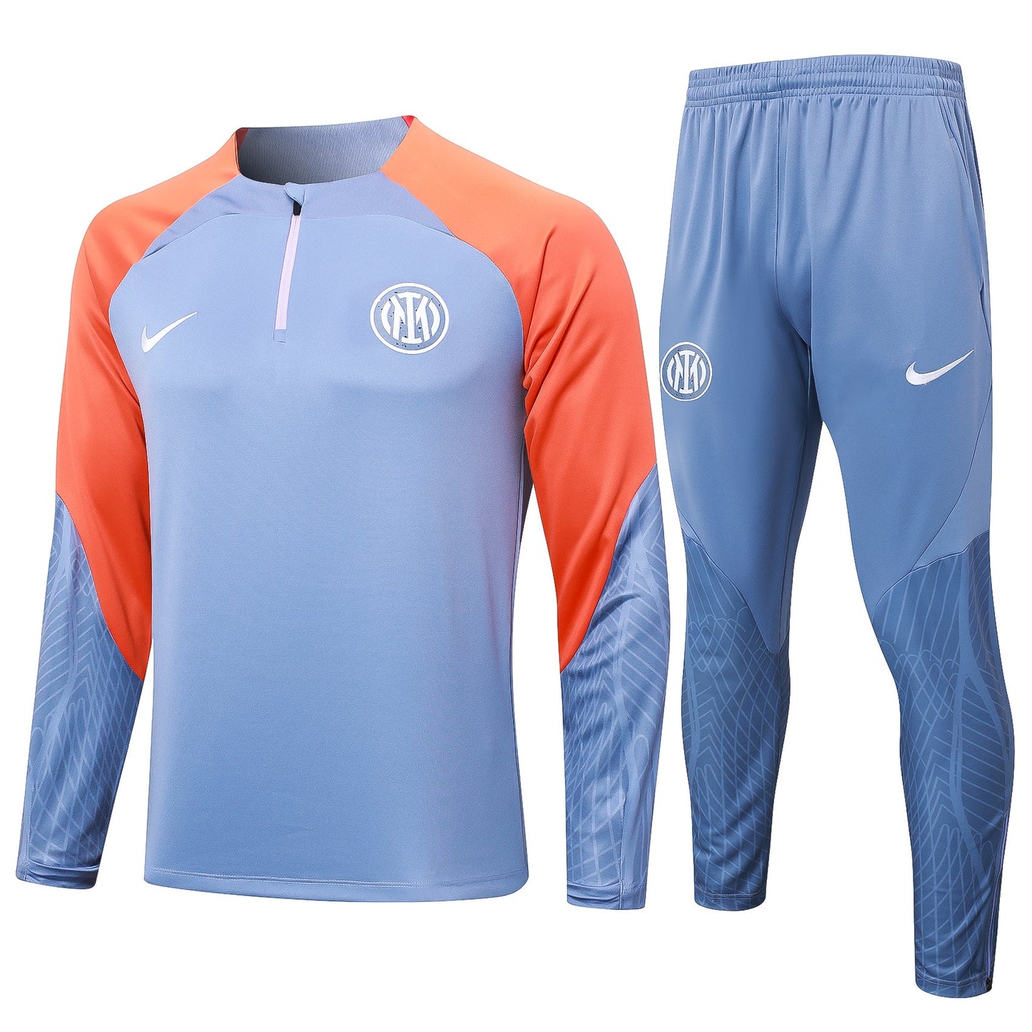 Inter Milan Light Blue and Orange Tracksuit