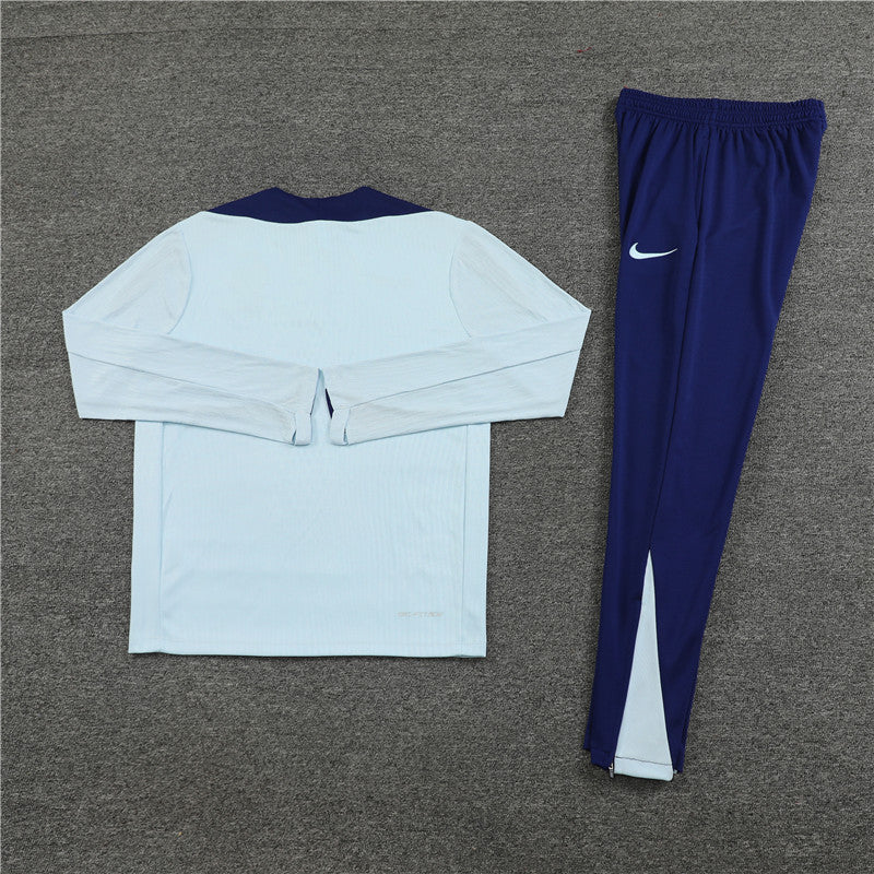 France Dark Blue and White Tracksuit