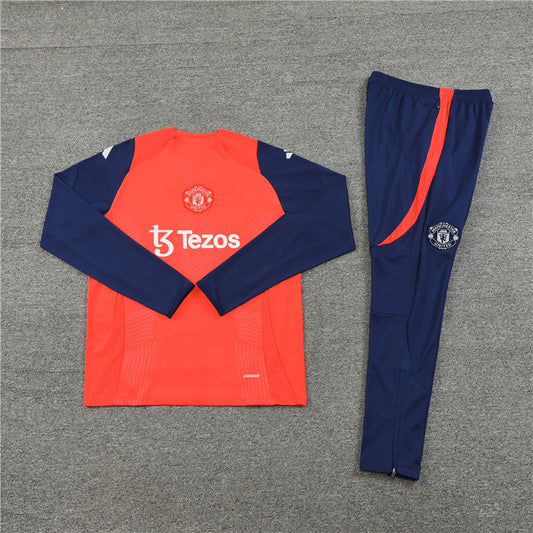 Manchester United Blue and Orange Tracksuit