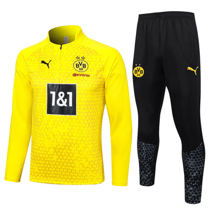 Borussia Dortmund Black and Yellow Tracksuit