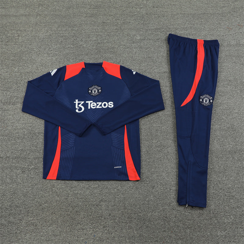 Manchester United Blue and Orange Tracksuit II