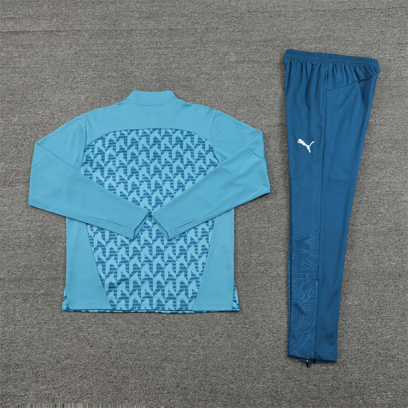 Olympique de Marseille Blue and Light Blue Tracksuit