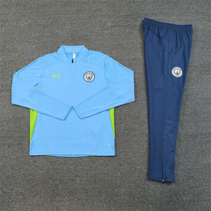 Manchester City Blue and Light Blue Tracksuit