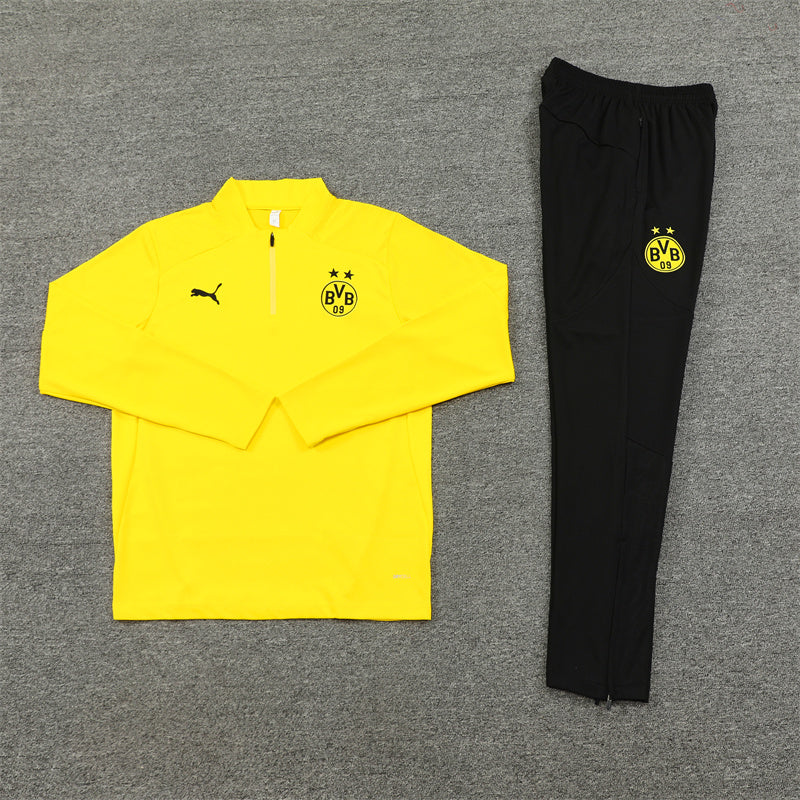 Borussia Dortmund Black and Yellow Tracksuit