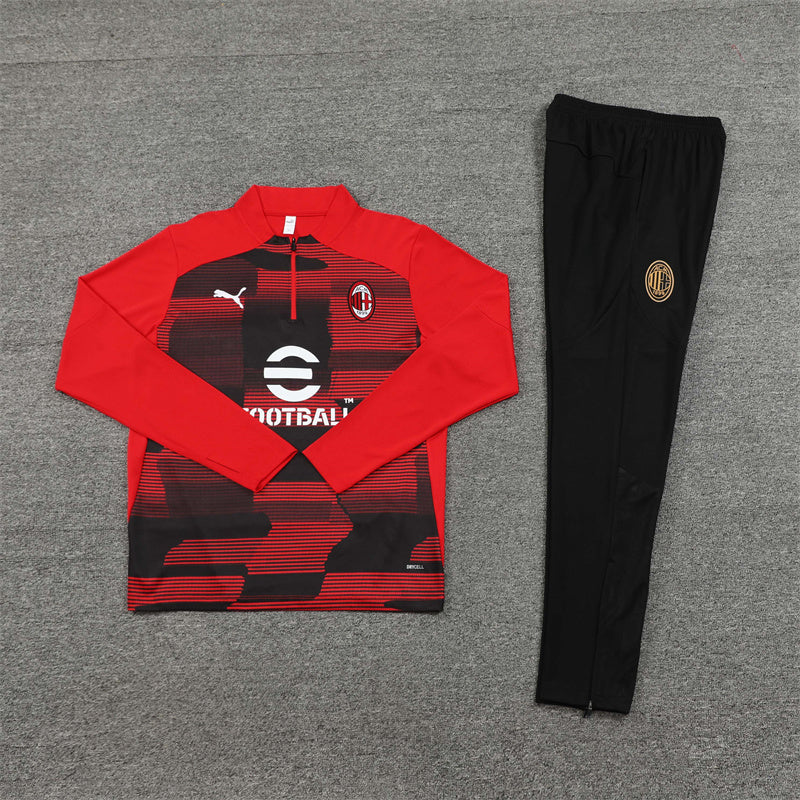 AC Milan Black and Red Tracksuit