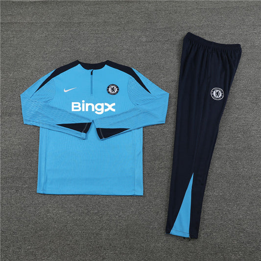 Chelsea Dark Blue and Light Blue Tracksuit