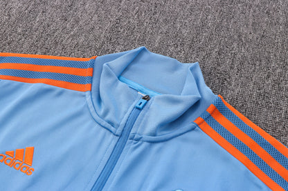 Manchester United Dark Blue and Light Blue Tracksuit