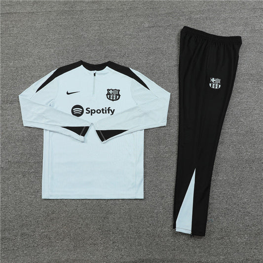 FC Barcelona Black and White Tracksuit