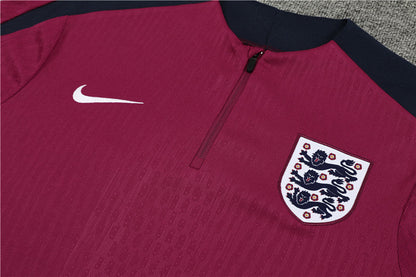 England Dark Blue and Dark Red Tracksuit