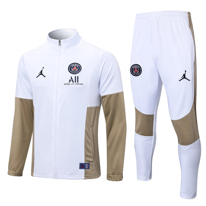 Paris Saint German White and Beige Tracksuit