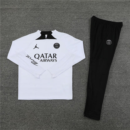 Paris Saint Germain Black and White Tracksuit