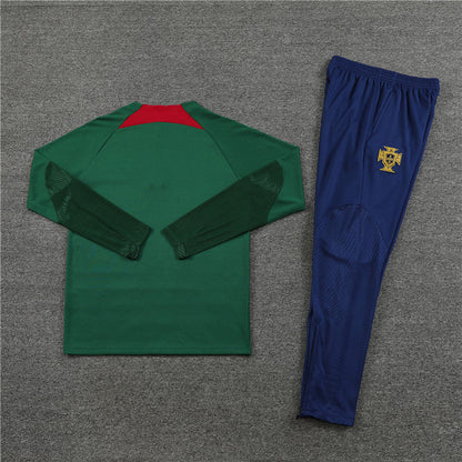 Portugal Dark Blue and Green Tracksuit